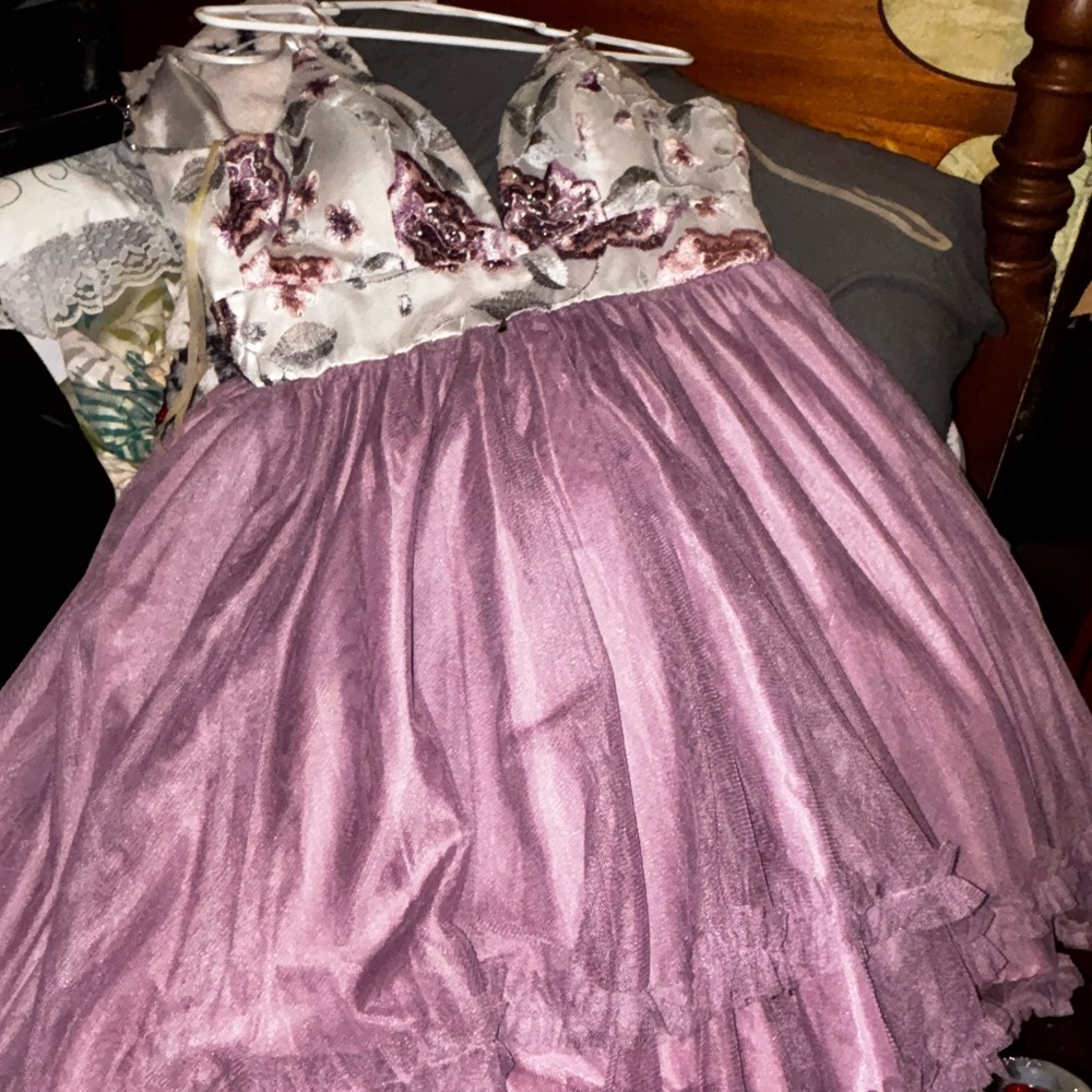 Elegant Purple women’s Dress